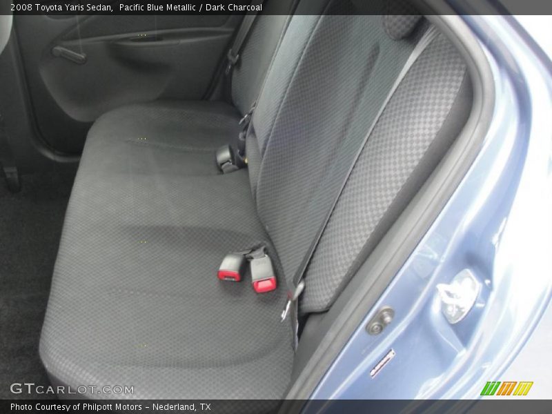 Pacific Blue Metallic / Dark Charcoal 2008 Toyota Yaris Sedan