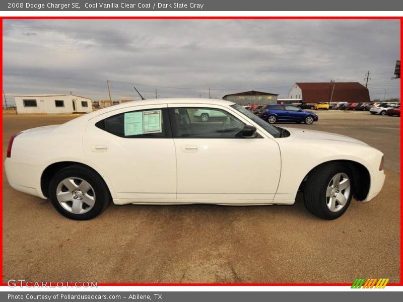 Cool Vanilla Clear Coat / Dark Slate Gray 2008 Dodge Charger SE