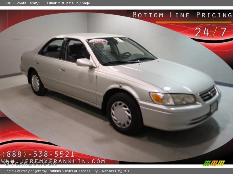 Lunar Mist Metallic / Sage 2000 Toyota Camry CE