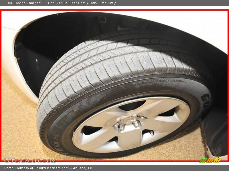 Cool Vanilla Clear Coat / Dark Slate Gray 2008 Dodge Charger SE