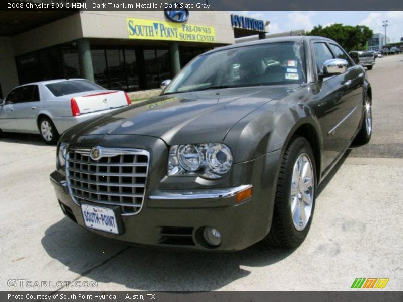 Dark Titanium Metallic / Dark Slate Gray 2008 Chrysler 300 C HEMI