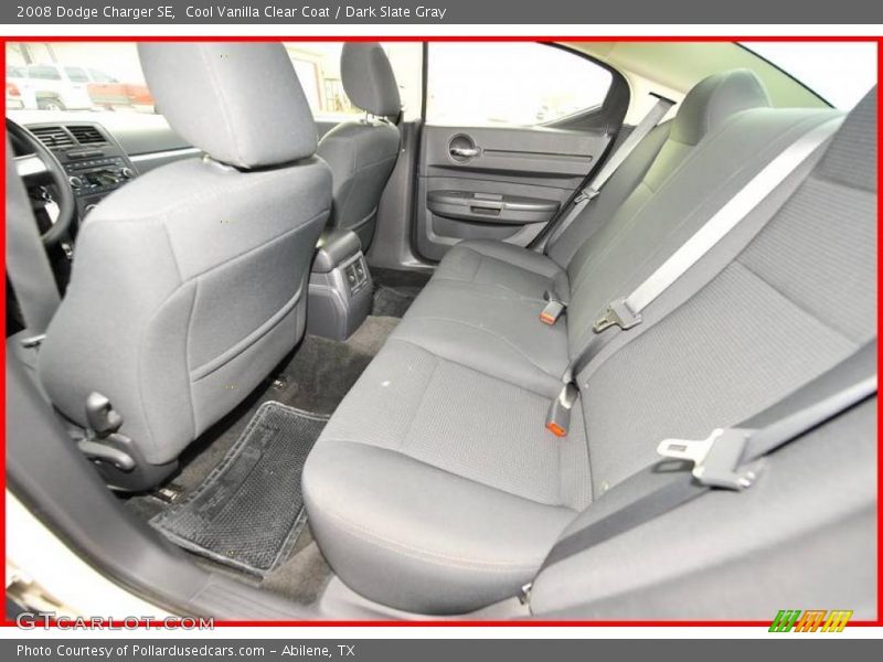 Cool Vanilla Clear Coat / Dark Slate Gray 2008 Dodge Charger SE