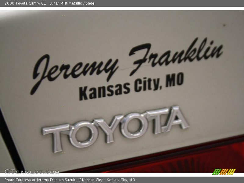 Lunar Mist Metallic / Sage 2000 Toyota Camry CE