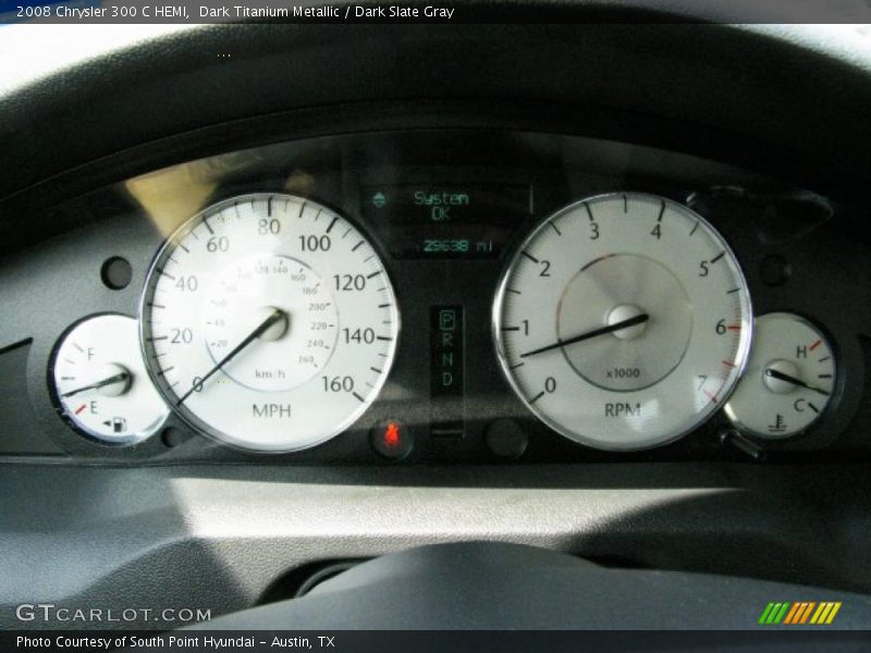 Dark Titanium Metallic / Dark Slate Gray 2008 Chrysler 300 C HEMI