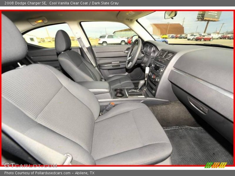Cool Vanilla Clear Coat / Dark Slate Gray 2008 Dodge Charger SE
