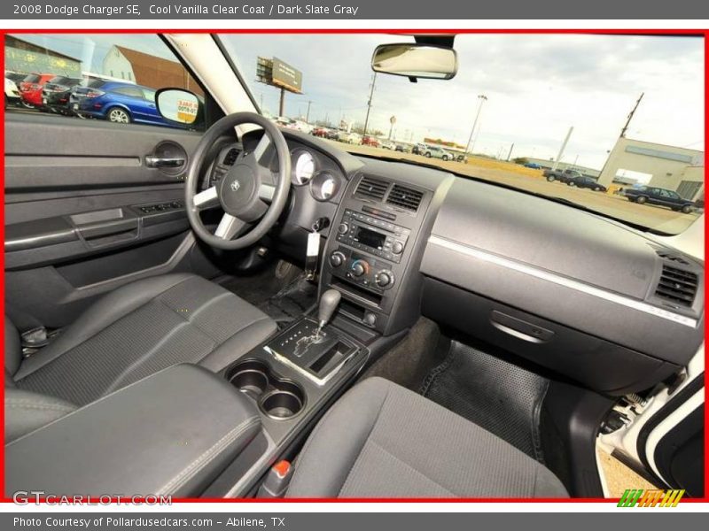 Cool Vanilla Clear Coat / Dark Slate Gray 2008 Dodge Charger SE