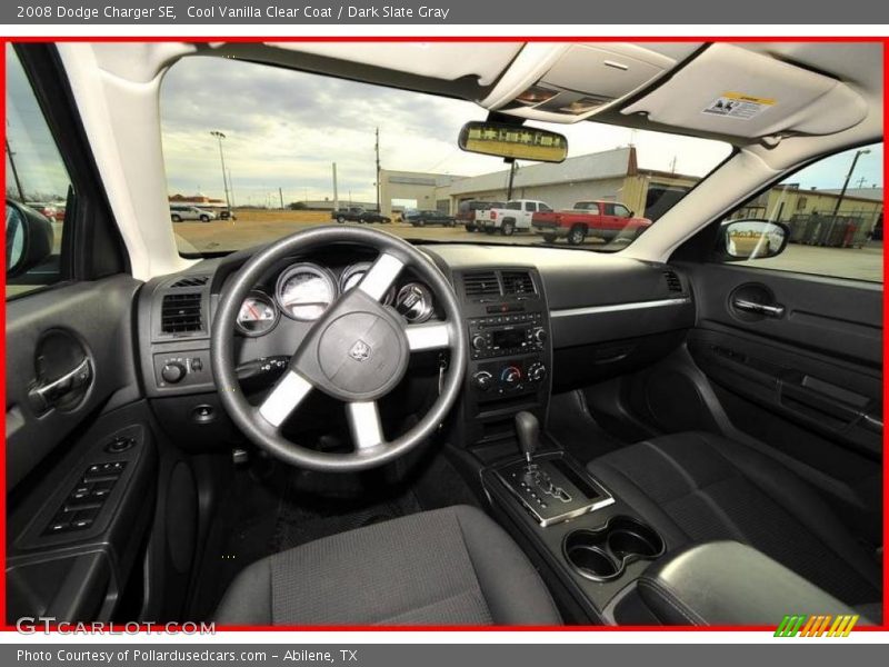 Cool Vanilla Clear Coat / Dark Slate Gray 2008 Dodge Charger SE