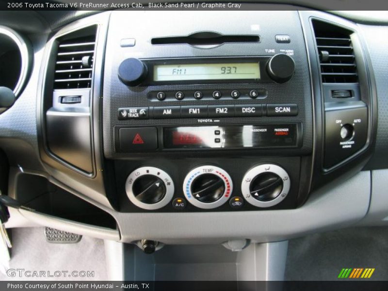 Black Sand Pearl / Graphite Gray 2006 Toyota Tacoma V6 PreRunner Access Cab