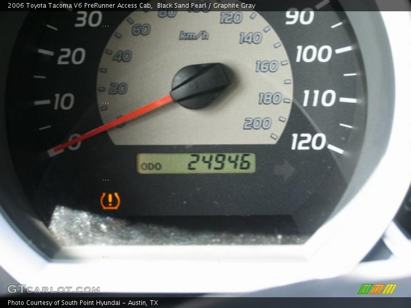 Black Sand Pearl / Graphite Gray 2006 Toyota Tacoma V6 PreRunner Access Cab