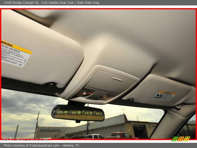 Cool Vanilla Clear Coat / Dark Slate Gray 2008 Dodge Charger SE