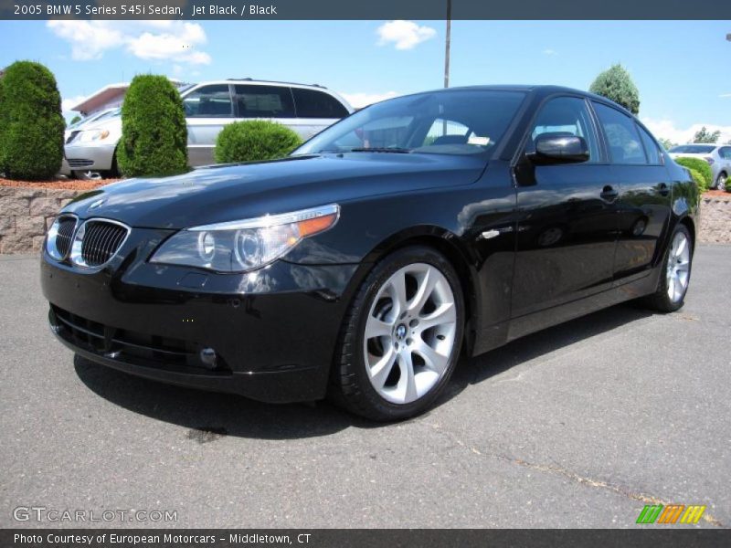 Jet Black / Black 2005 BMW 5 Series 545i Sedan