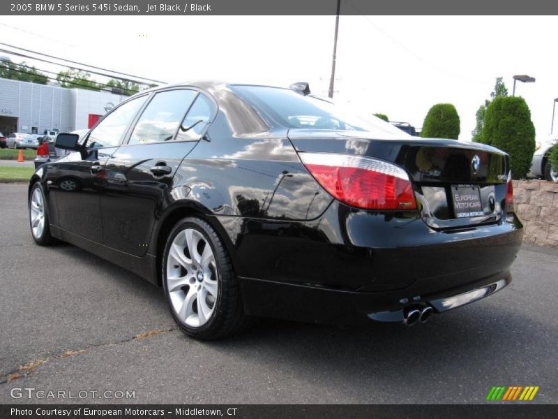 Jet Black / Black 2005 BMW 5 Series 545i Sedan
