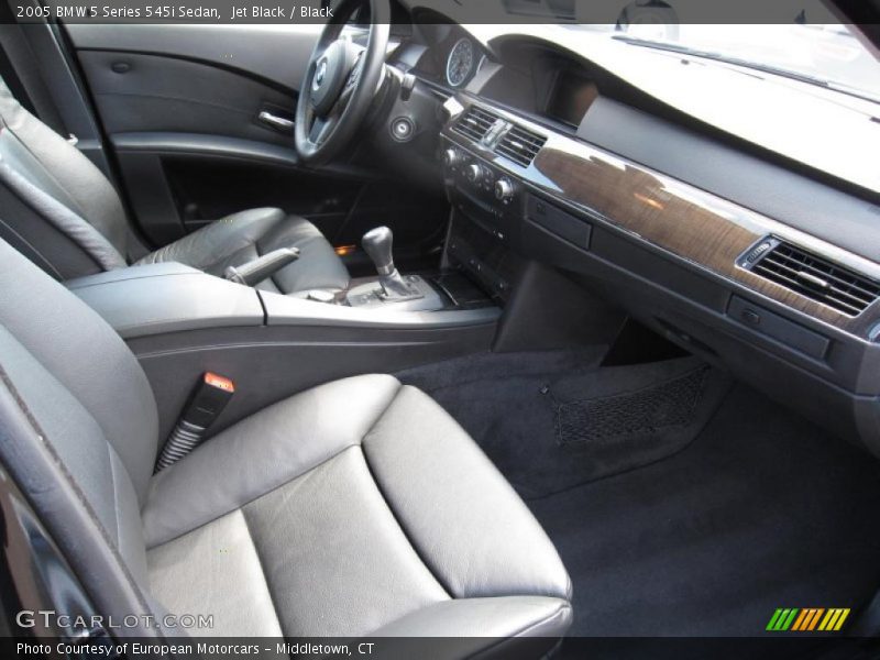 Jet Black / Black 2005 BMW 5 Series 545i Sedan