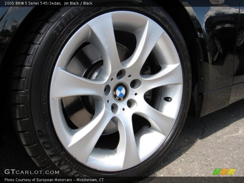Jet Black / Black 2005 BMW 5 Series 545i Sedan