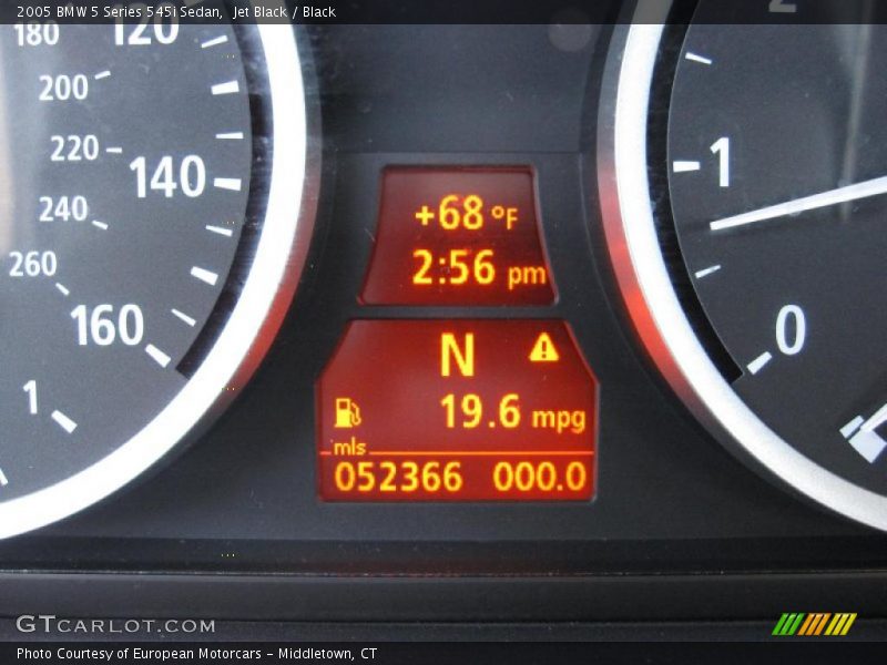 Jet Black / Black 2005 BMW 5 Series 545i Sedan