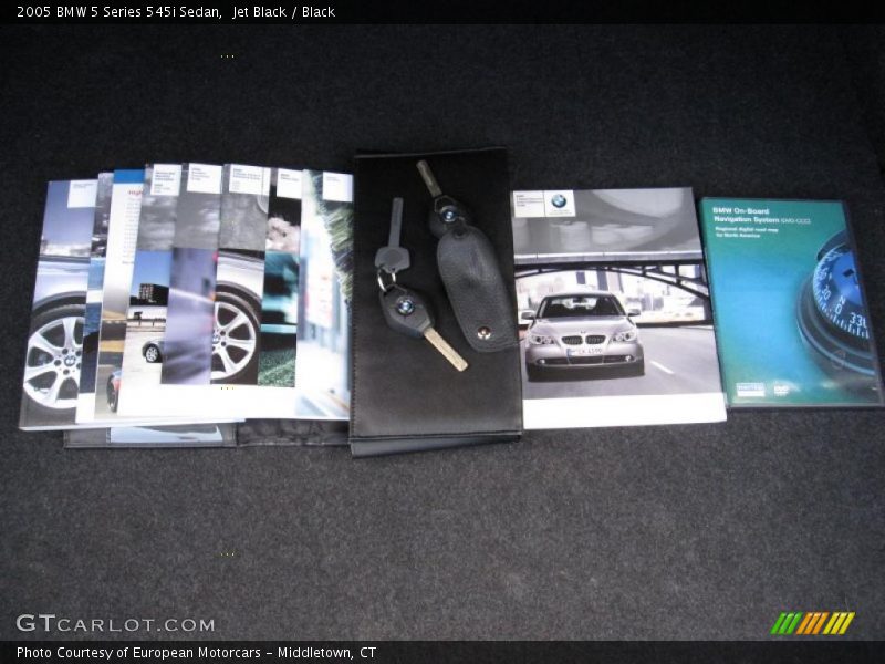 Jet Black / Black 2005 BMW 5 Series 545i Sedan