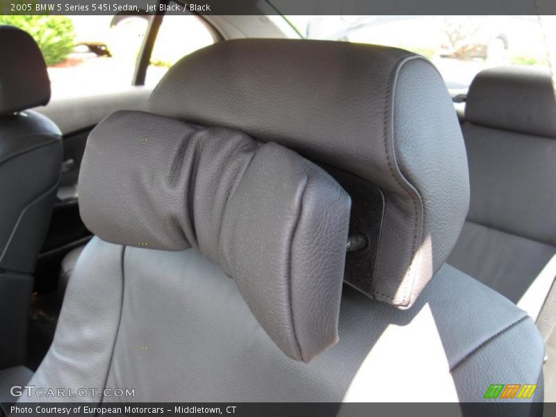 Jet Black / Black 2005 BMW 5 Series 545i Sedan