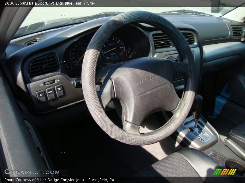 Atlantic Blue Pearl / Gray 2006 Subaru Baja Sport