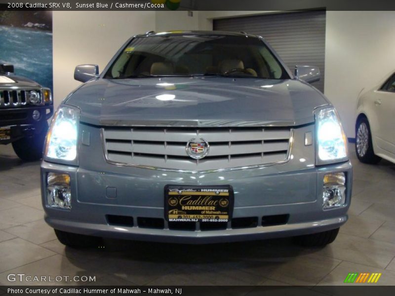 Sunset Blue / Cashmere/Cocoa 2008 Cadillac SRX V8