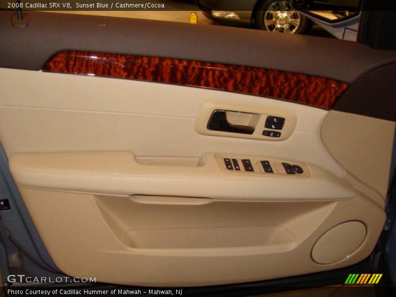 Sunset Blue / Cashmere/Cocoa 2008 Cadillac SRX V8