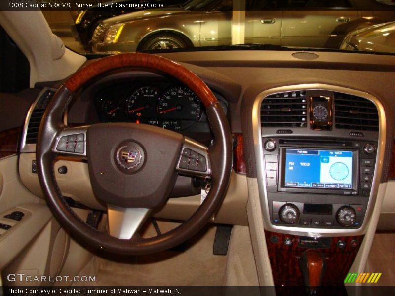 Sunset Blue / Cashmere/Cocoa 2008 Cadillac SRX V8