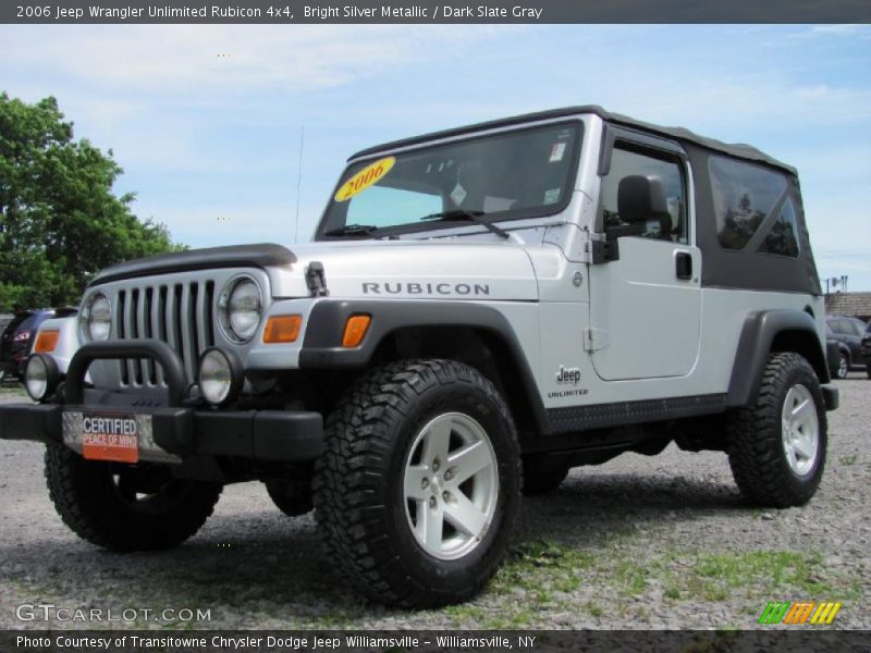 Bright Silver Metallic / Dark Slate Gray 2006 Jeep Wrangler Unlimited Rubicon 4x4