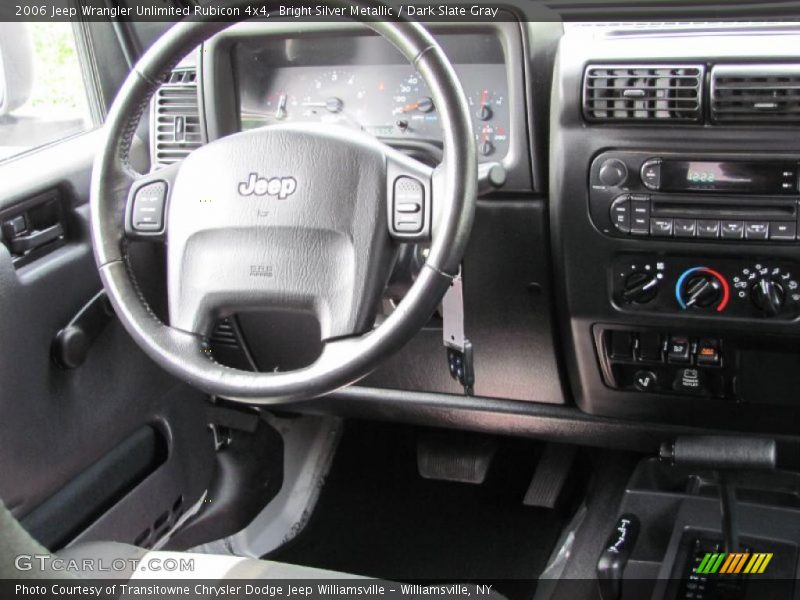 Bright Silver Metallic / Dark Slate Gray 2006 Jeep Wrangler Unlimited Rubicon 4x4