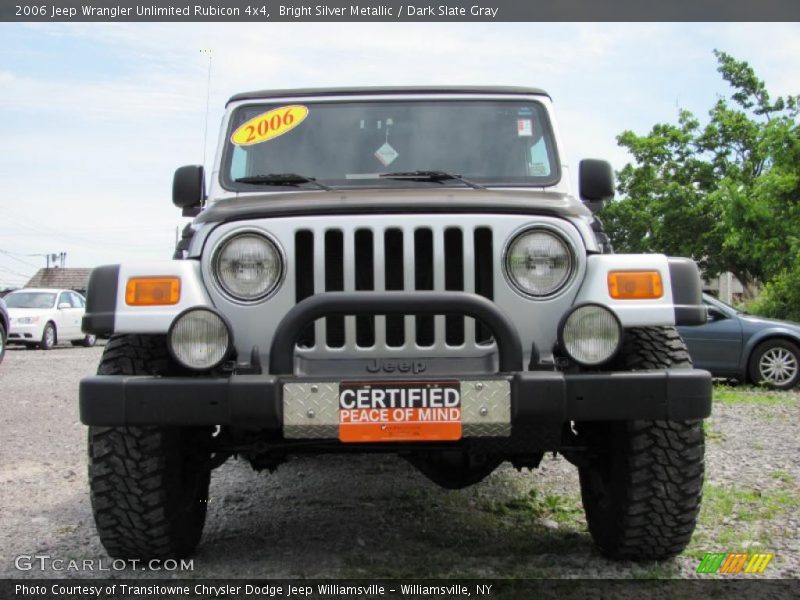Bright Silver Metallic / Dark Slate Gray 2006 Jeep Wrangler Unlimited Rubicon 4x4