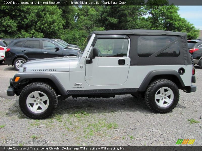 Bright Silver Metallic / Dark Slate Gray 2006 Jeep Wrangler Unlimited Rubicon 4x4