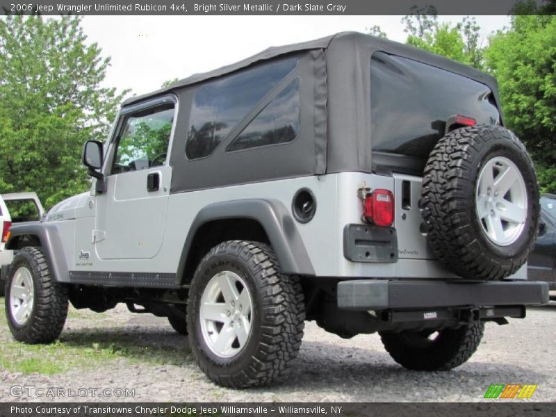 Bright Silver Metallic / Dark Slate Gray 2006 Jeep Wrangler Unlimited Rubicon 4x4