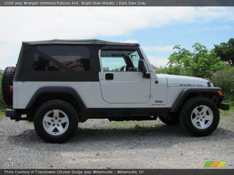 Bright Silver Metallic / Dark Slate Gray 2006 Jeep Wrangler Unlimited Rubicon 4x4