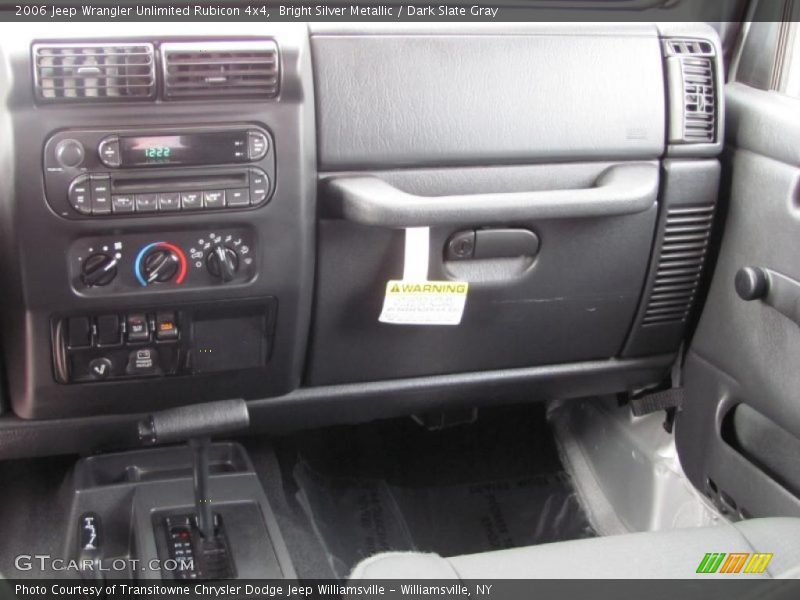 Bright Silver Metallic / Dark Slate Gray 2006 Jeep Wrangler Unlimited Rubicon 4x4