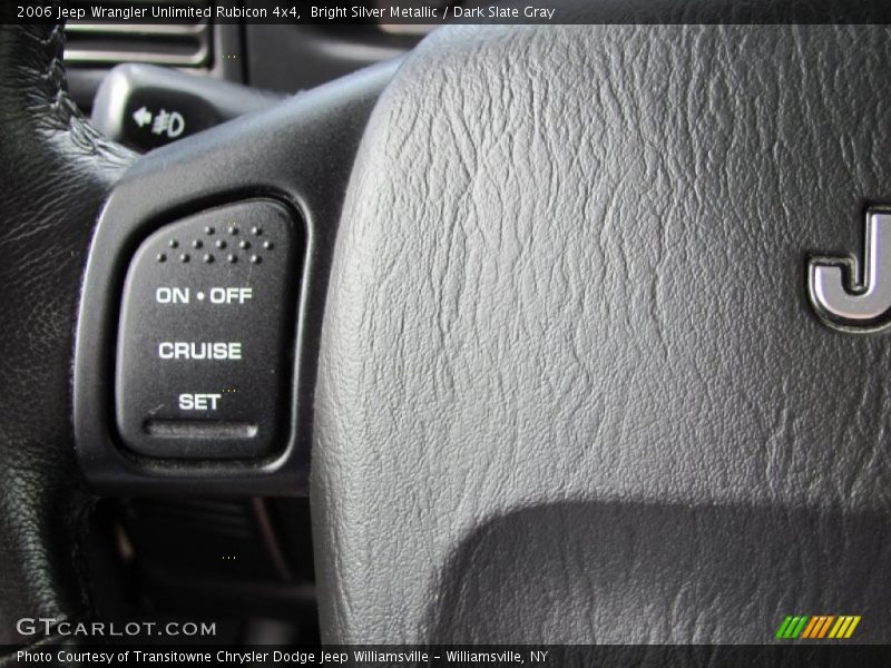 Bright Silver Metallic / Dark Slate Gray 2006 Jeep Wrangler Unlimited Rubicon 4x4