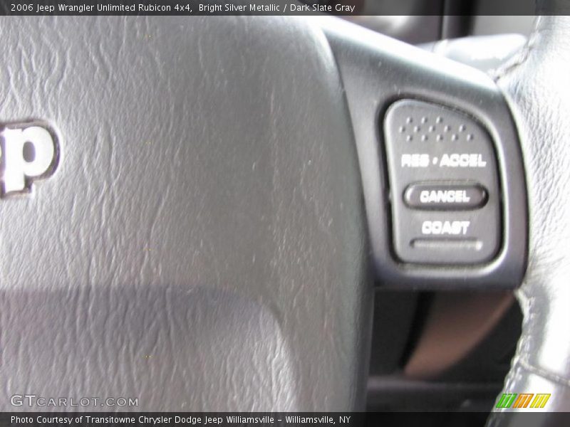 Bright Silver Metallic / Dark Slate Gray 2006 Jeep Wrangler Unlimited Rubicon 4x4