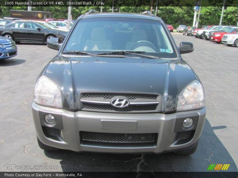 Obsidian Black / Gray 2005 Hyundai Tucson LX V6 4WD