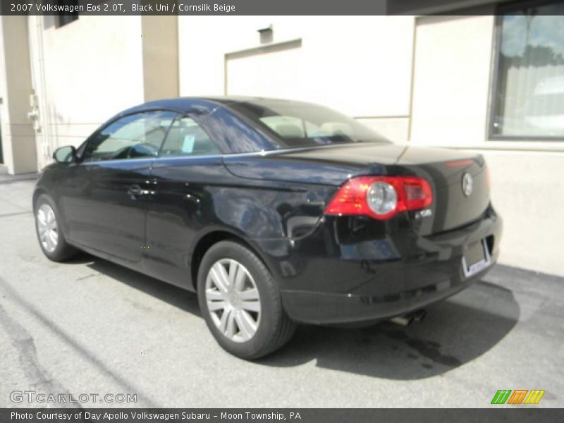 Black Uni / Cornsilk Beige 2007 Volkswagen Eos 2.0T