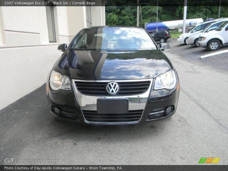 Black Uni / Cornsilk Beige 2007 Volkswagen Eos 2.0T