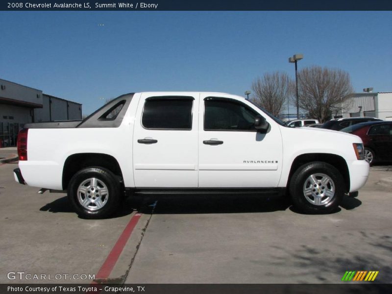 Summit White / Ebony 2008 Chevrolet Avalanche LS