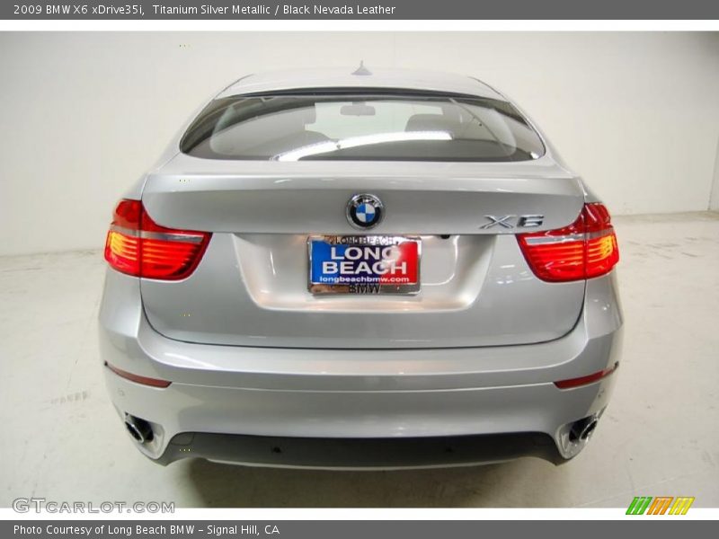 Titanium Silver Metallic / Black Nevada Leather 2009 BMW X6 xDrive35i