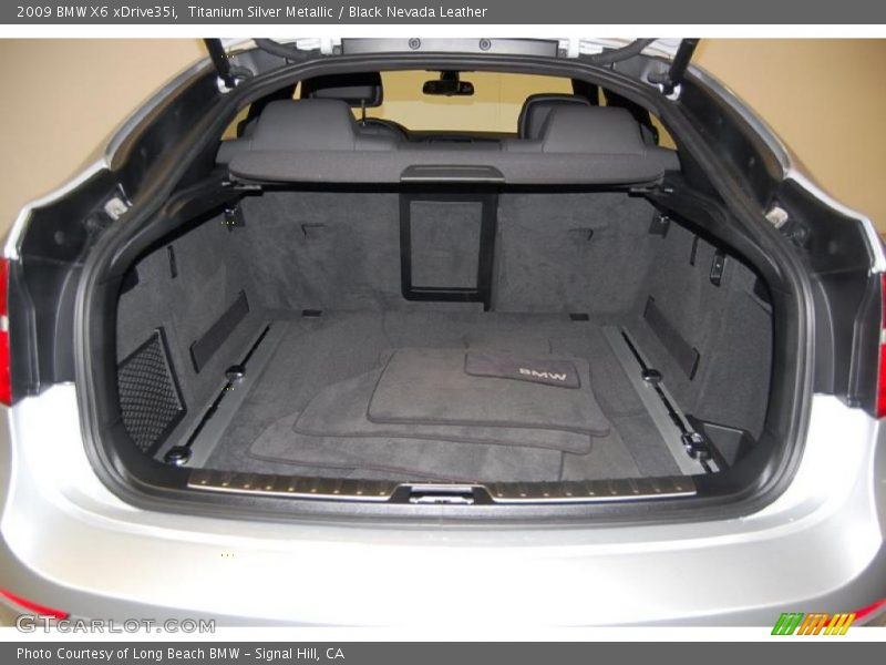 Titanium Silver Metallic / Black Nevada Leather 2009 BMW X6 xDrive35i
