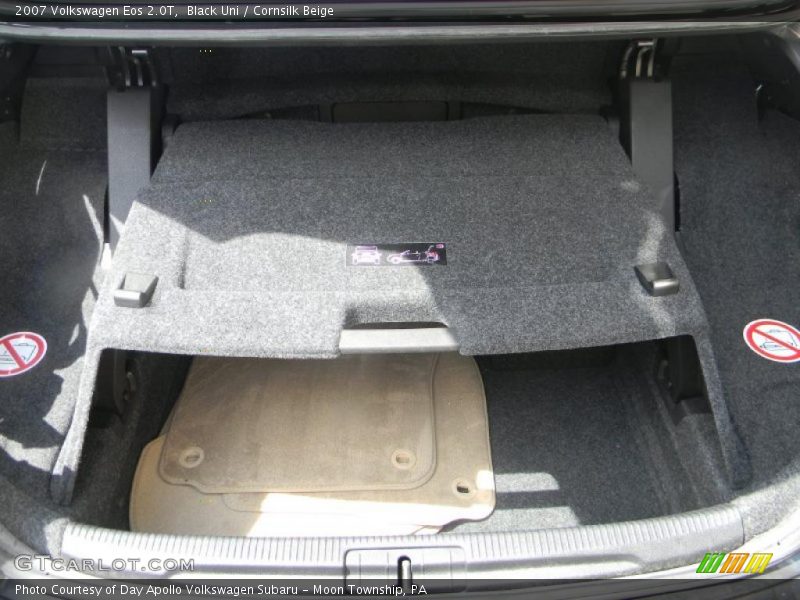 Black Uni / Cornsilk Beige 2007 Volkswagen Eos 2.0T