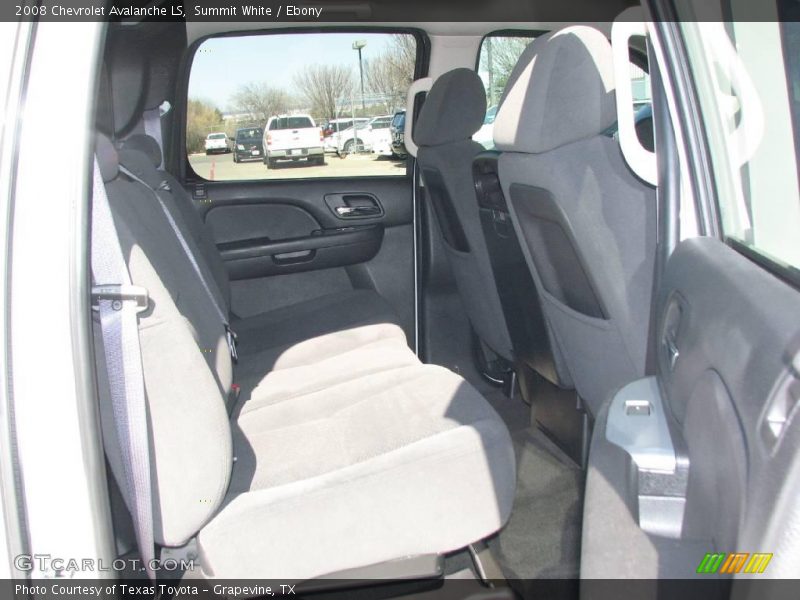 Summit White / Ebony 2008 Chevrolet Avalanche LS