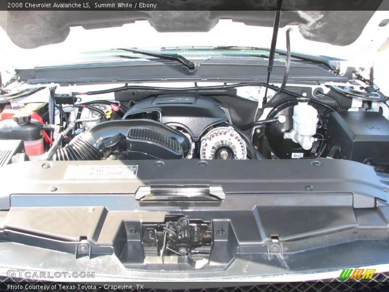Summit White / Ebony 2008 Chevrolet Avalanche LS