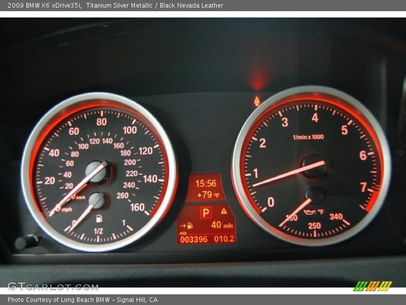 Titanium Silver Metallic / Black Nevada Leather 2009 BMW X6 xDrive35i