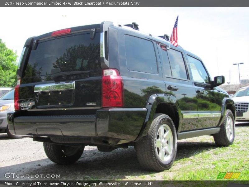 Black Clearcoat / Medium Slate Gray 2007 Jeep Commander Limited 4x4