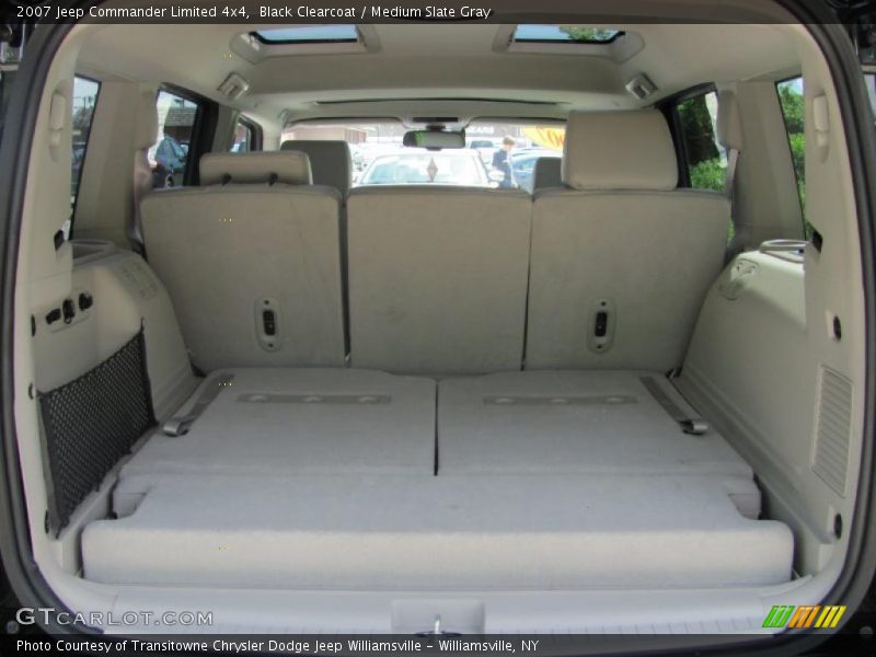 Black Clearcoat / Medium Slate Gray 2007 Jeep Commander Limited 4x4