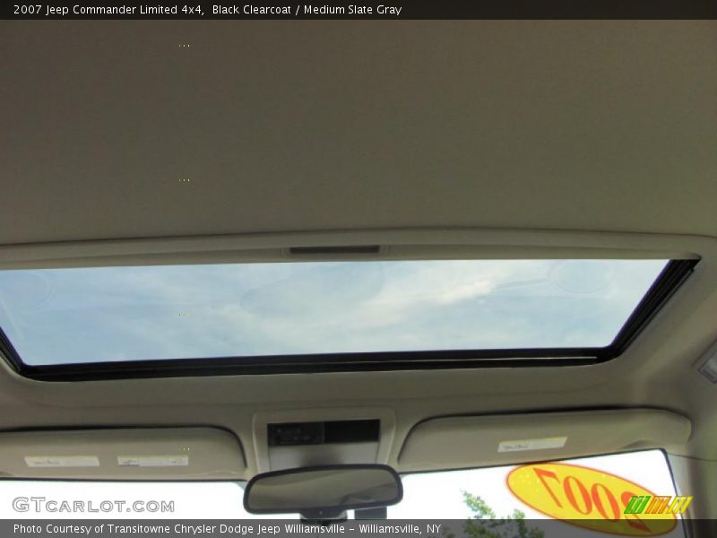 Black Clearcoat / Medium Slate Gray 2007 Jeep Commander Limited 4x4