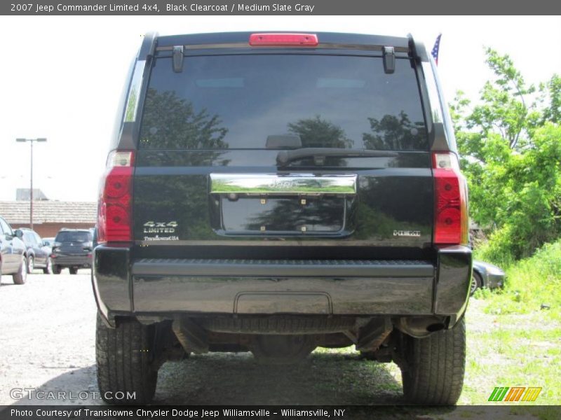 Black Clearcoat / Medium Slate Gray 2007 Jeep Commander Limited 4x4