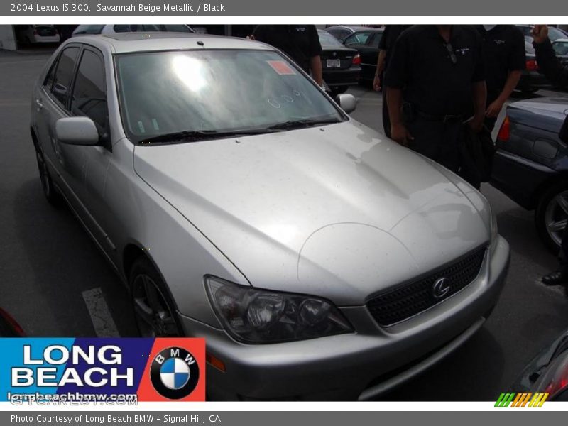 Savannah Beige Metallic / Black 2004 Lexus IS 300
