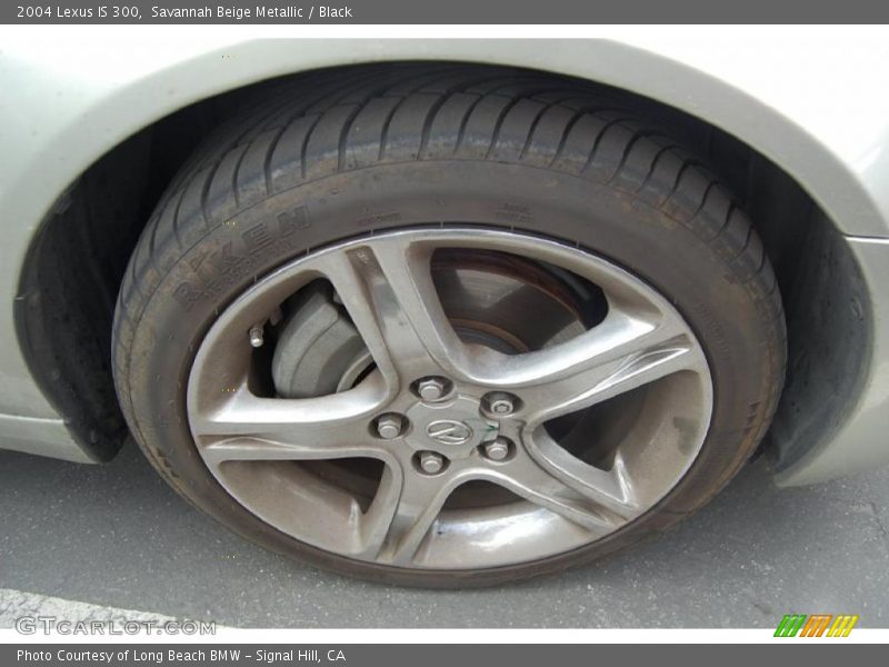 Savannah Beige Metallic / Black 2004 Lexus IS 300